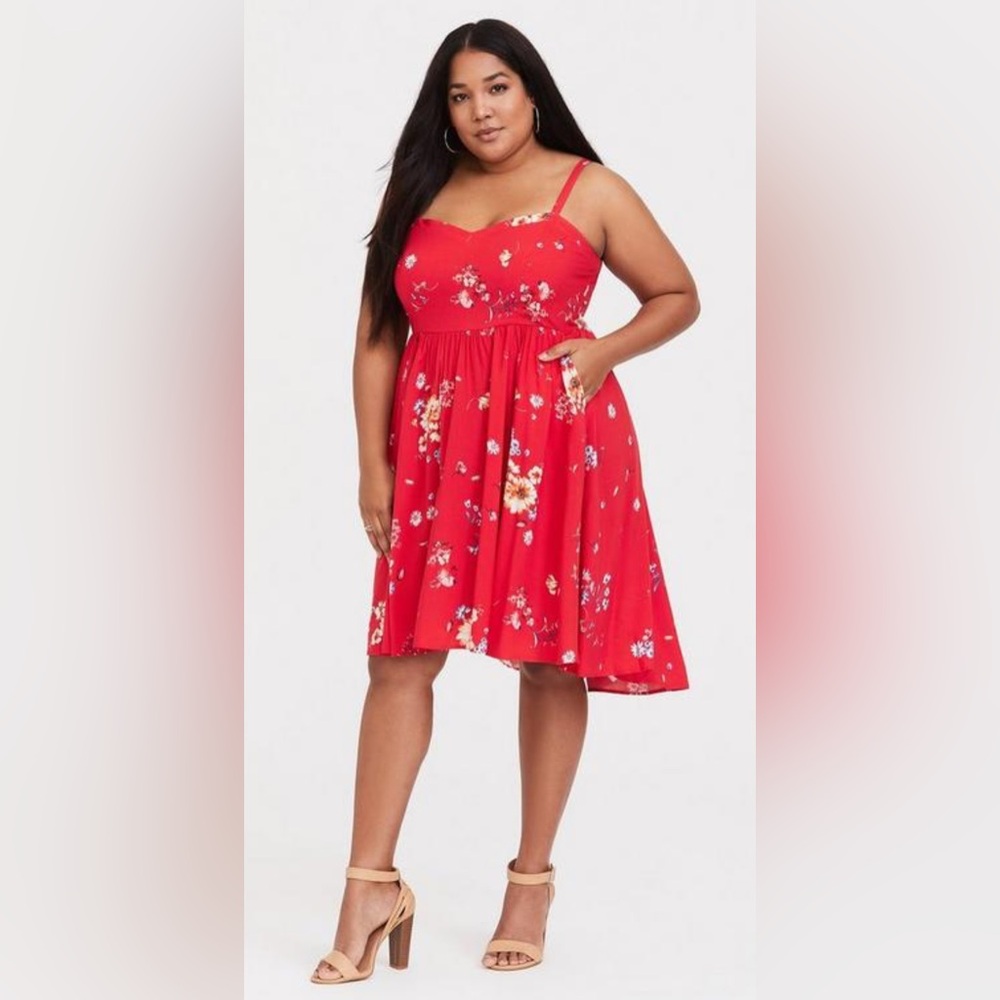 Mini Challis High-Low Skater Dress - NWOT